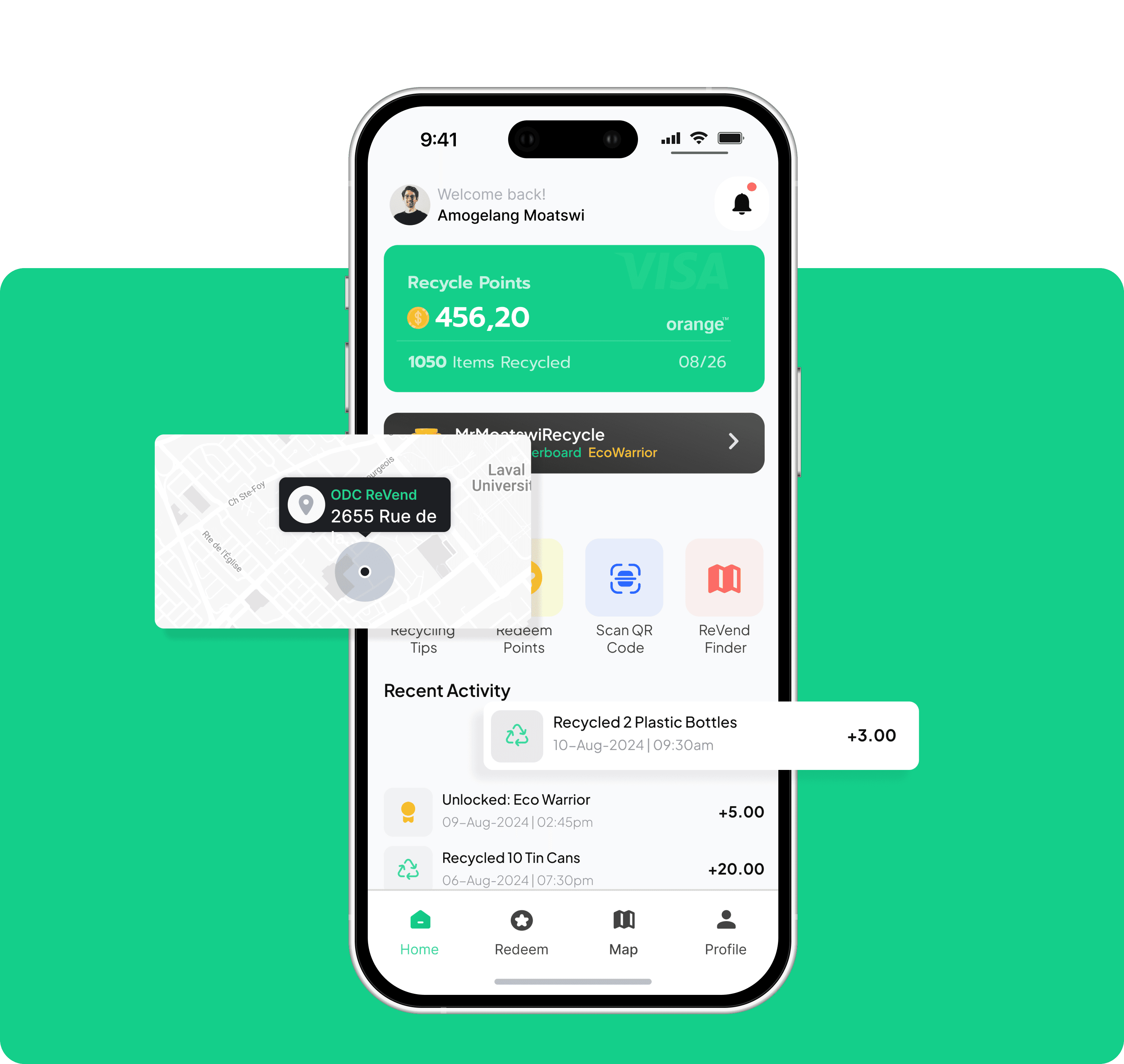 ReVend app screenshot